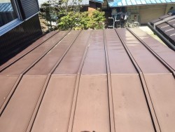 下屋根 施工前