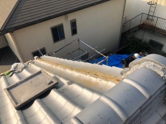 三郷町 複合型瓦屋根 部分補修