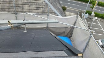 カラーベスト貼り