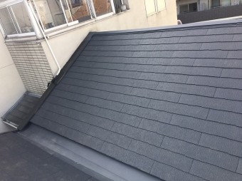 大屋根の葺き替え完成
