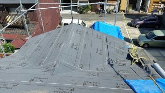 野地板設置