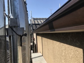 生駒市の雨樋交換