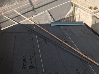 王寺町 スーパーガルテクト 設置作業