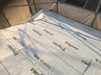 斑鳩町 防水紙 設置