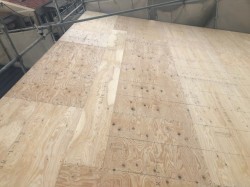 大和郡山市の新築分譲住宅の屋根工事施工前