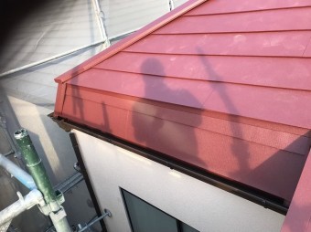 斑鳩町のシェイドブラウン屋根