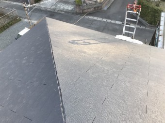 葺き替え中
