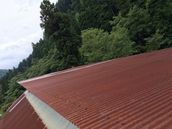 工事前屋根