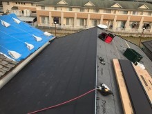 香芝市で半面のスーパーガルテクト設置終了