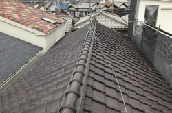 工事前の和瓦屋根