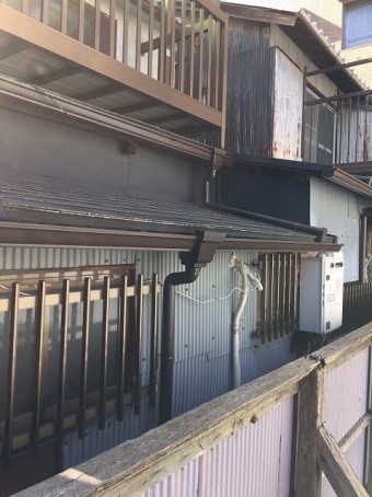 交換後の雨樋