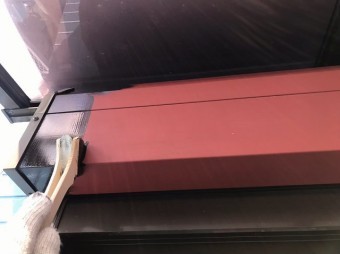 奈良市の住宅のシャッターBOX塗装