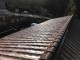 点検中の屋根の様子