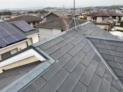 工事前のスレート屋根