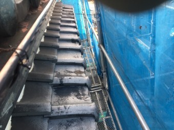 下屋根 施工前