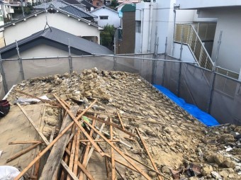 天理市 瓦撤去