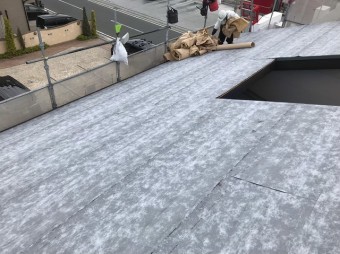 生駒市 ルーフィング 張り付け