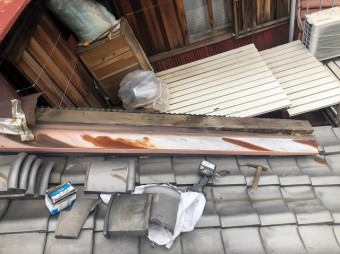 三郷町 複合型瓦屋根 部分葺き替え