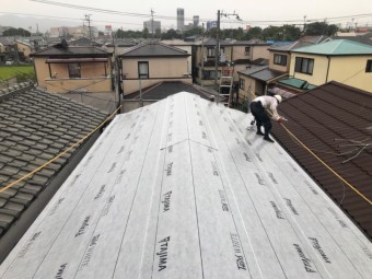 葛城市 防水紙 ルーフィング