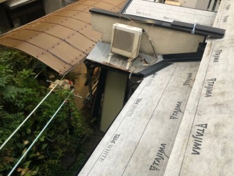 屋根材の設置