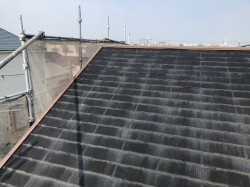 奈良市のカラーベスト屋根施工前