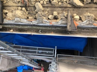天理市 防水紙 貼り付け