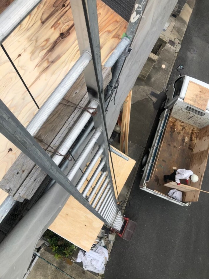 葛城市 現調調査 はしご