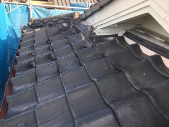 大屋根葺き替え前