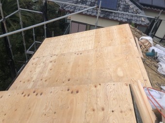 野地板張り