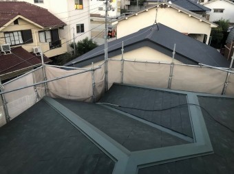 天理市 カラーベスト 完成