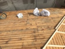 瓦と葺き土撤去とバラ板