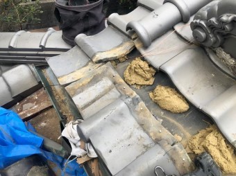 三郷町 複合型瓦屋根 部分葺き替え