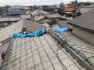 棟瓦の取り直しと漆喰