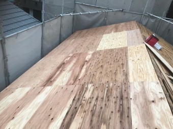 生駒市で構造用合板取り付け