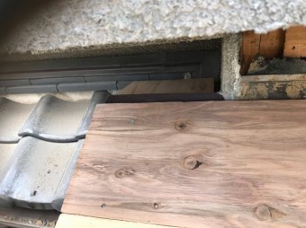 斑鳩町 野地板 設置