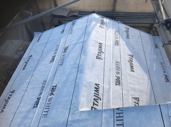 斑鳩町 防水紙 設置