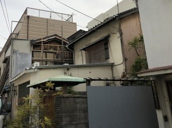 奈良市 リブ板張り 木材設置