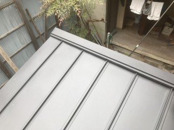橿原市 立平葺きに交換 完成