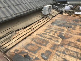 三宅町 トタン屋根撤去