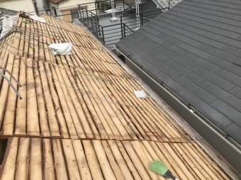 野地板の屋根の状態