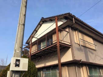 ベランダの現場調査
