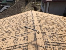 トタンを剥がした屋根