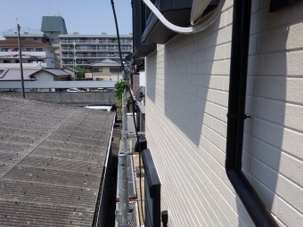 工事後の外壁の様子