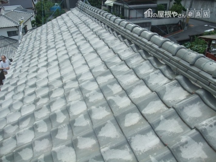 施工前屋根