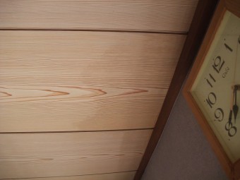 雨漏り天井部分