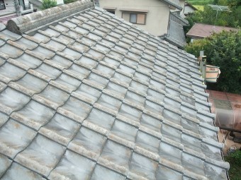 工事前大屋根部分