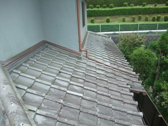 下屋根の状態