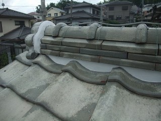 漆喰 施工後