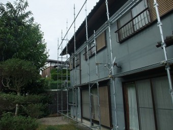 仮設足場設置