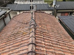 橿原市 セメント瓦屋根 現調